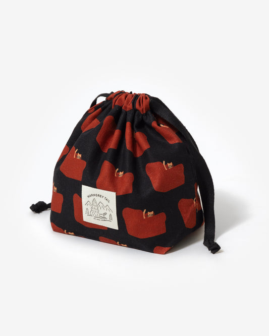 アームチェア ストリングポーチ - レッド