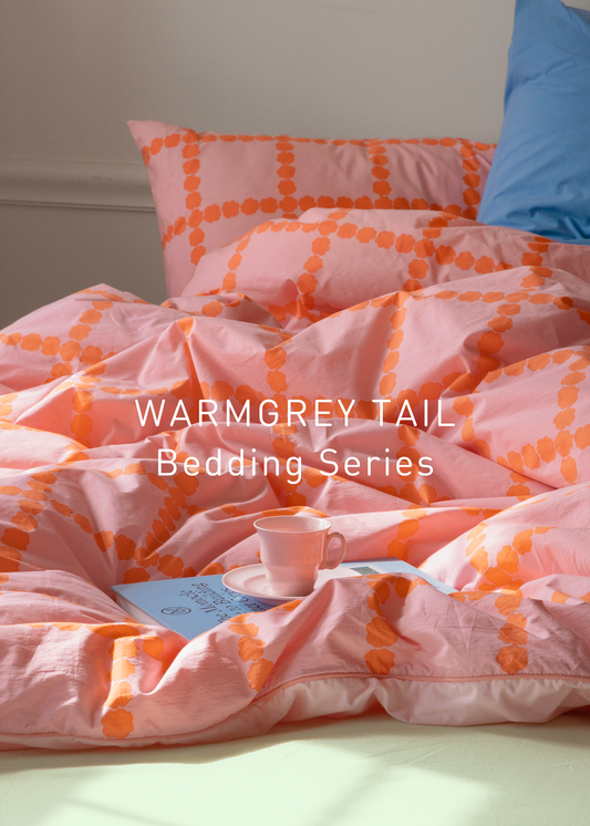 ブロッサムチェックコーラル掛け布団