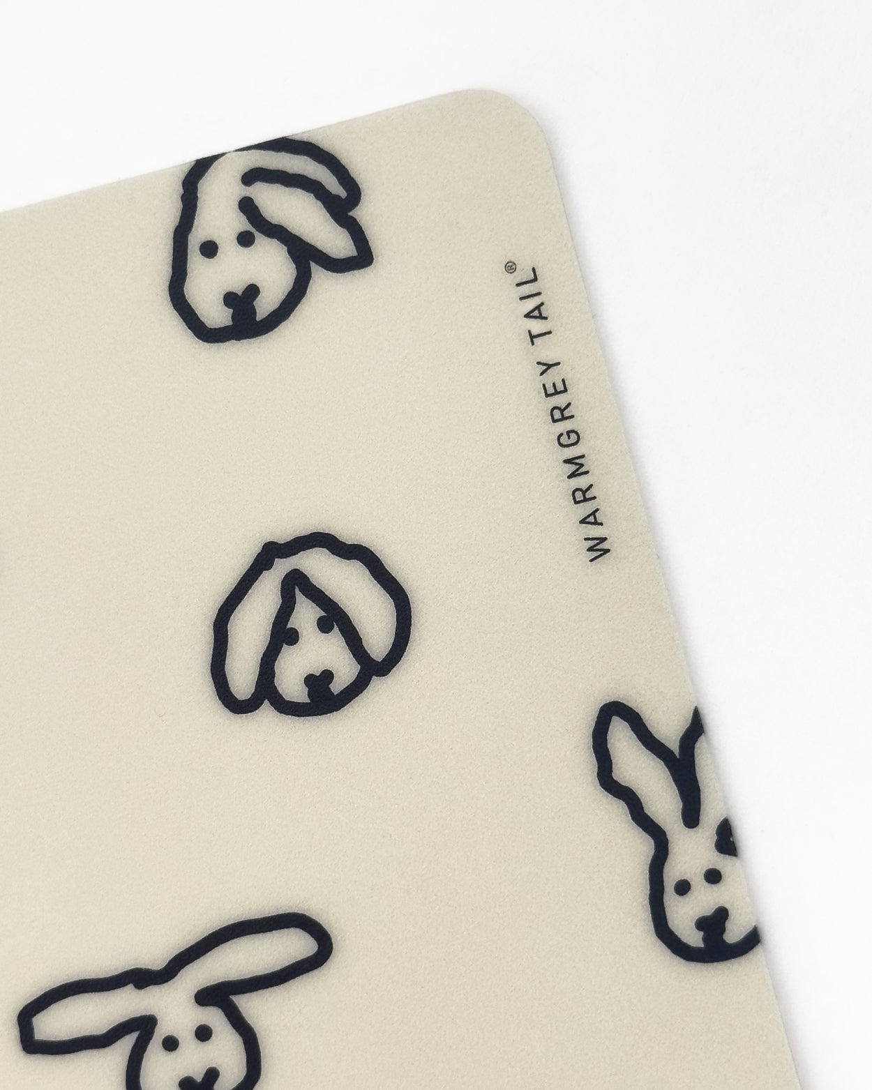 バニーバニーマウスパッド - ブラック