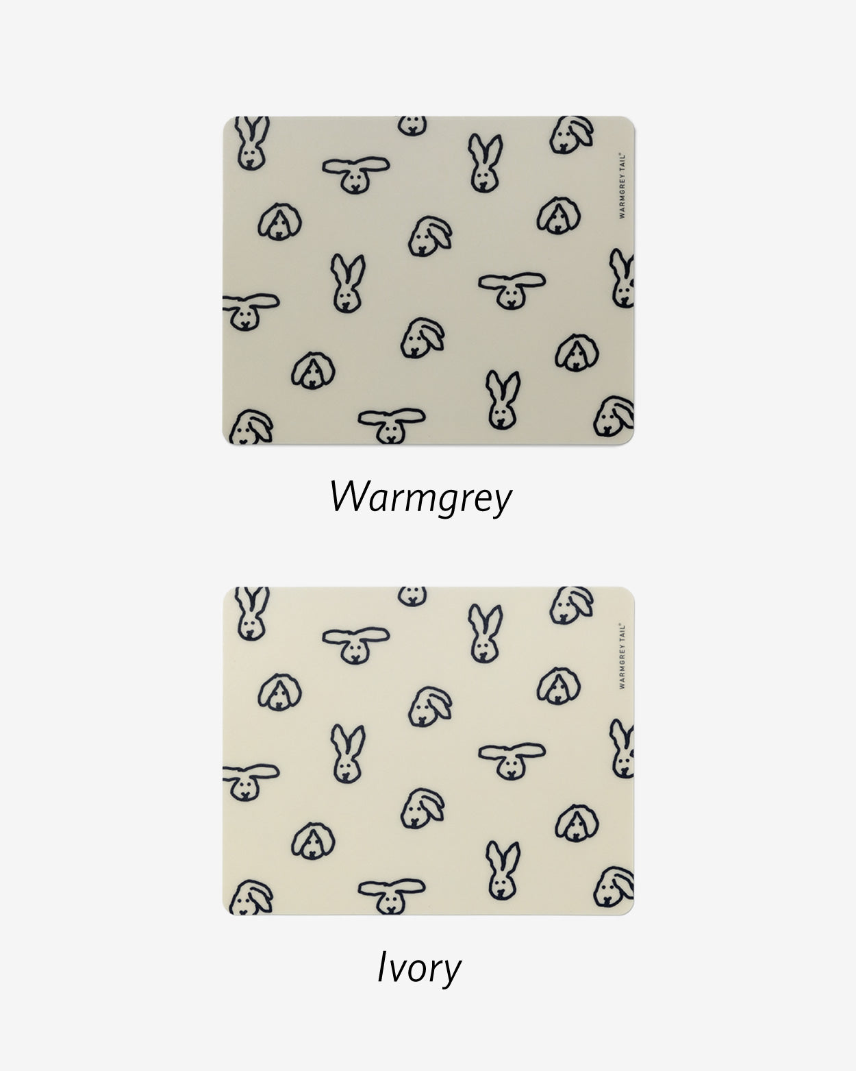 バニーバニーマウスパッド - アイボリー