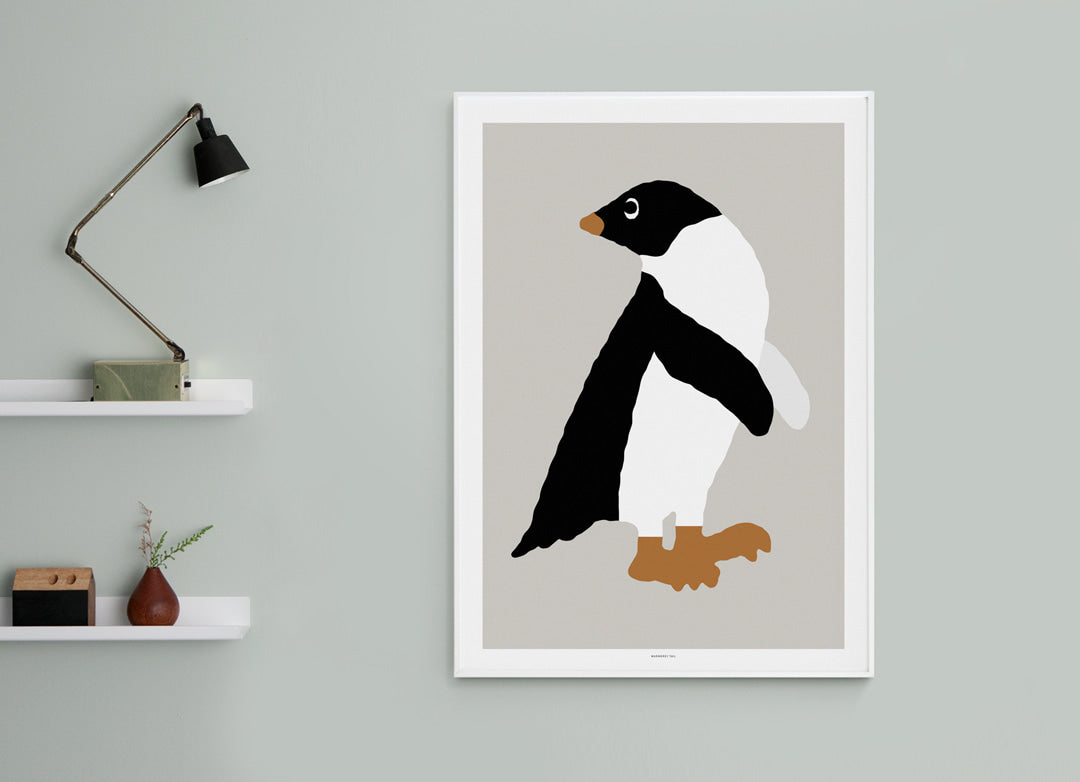 アデリーペンギングレーポスター