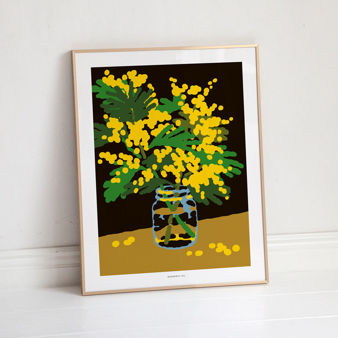 ミモザポスター