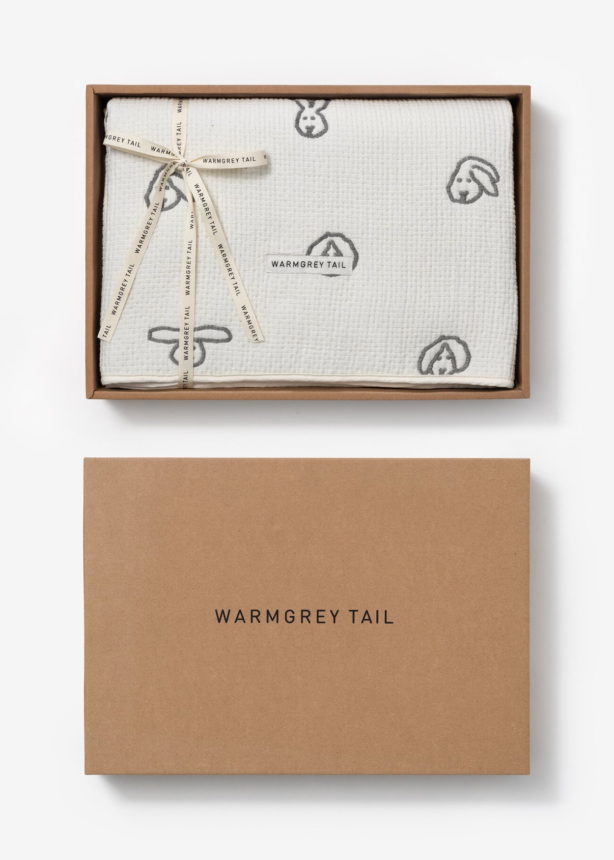 バニーバニー コットンモダールブランケット(3色)