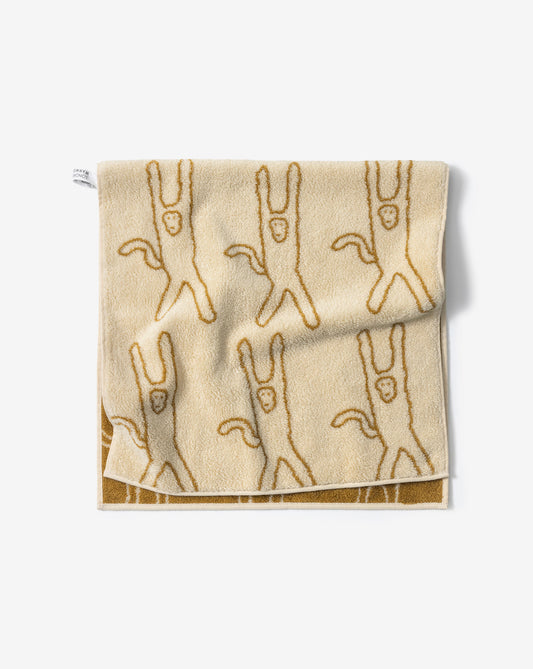 モンキーフェイスタオル - アイボリー