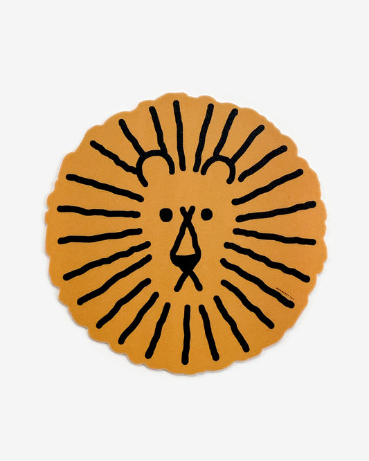 ライオンマウスパッド - ブラウン