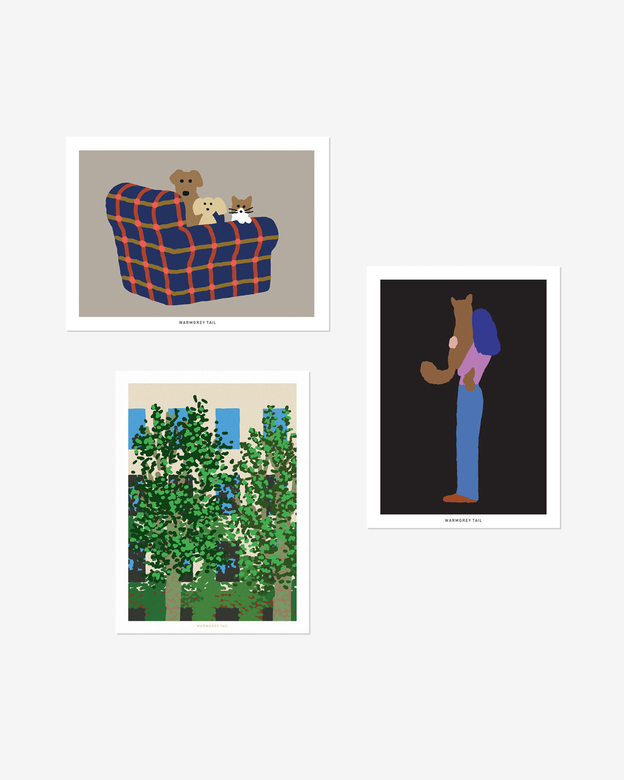 あなたと私の大きなポストカード