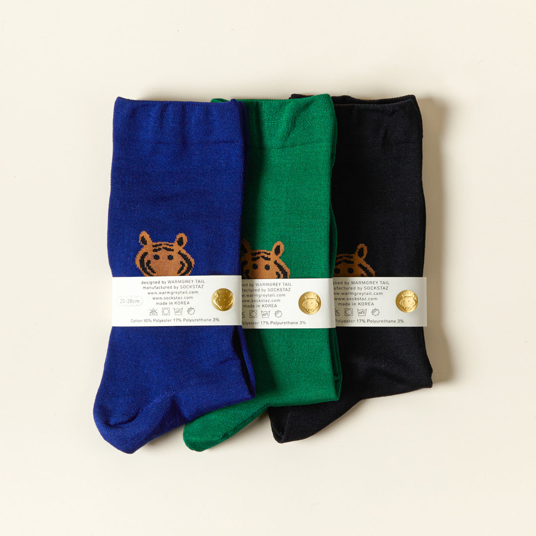 タイガーソックスに会う - グリーン