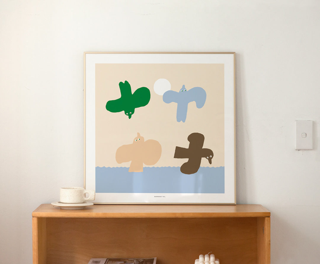 四鳥のポスター