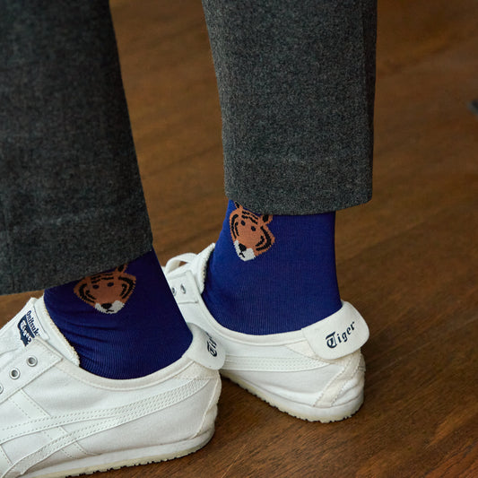 ミートタイガーソックス - ブルー