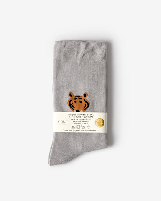 ミートタイガーソックス - グレー
