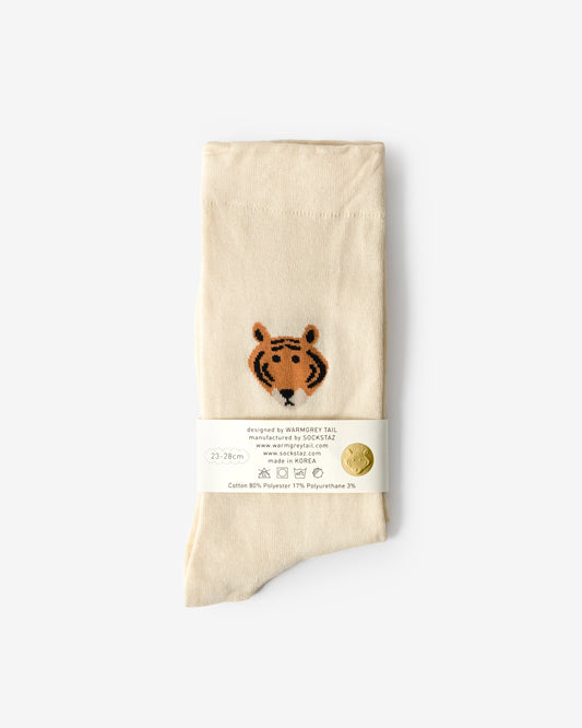 タイガーソックスに会う - アイボリー