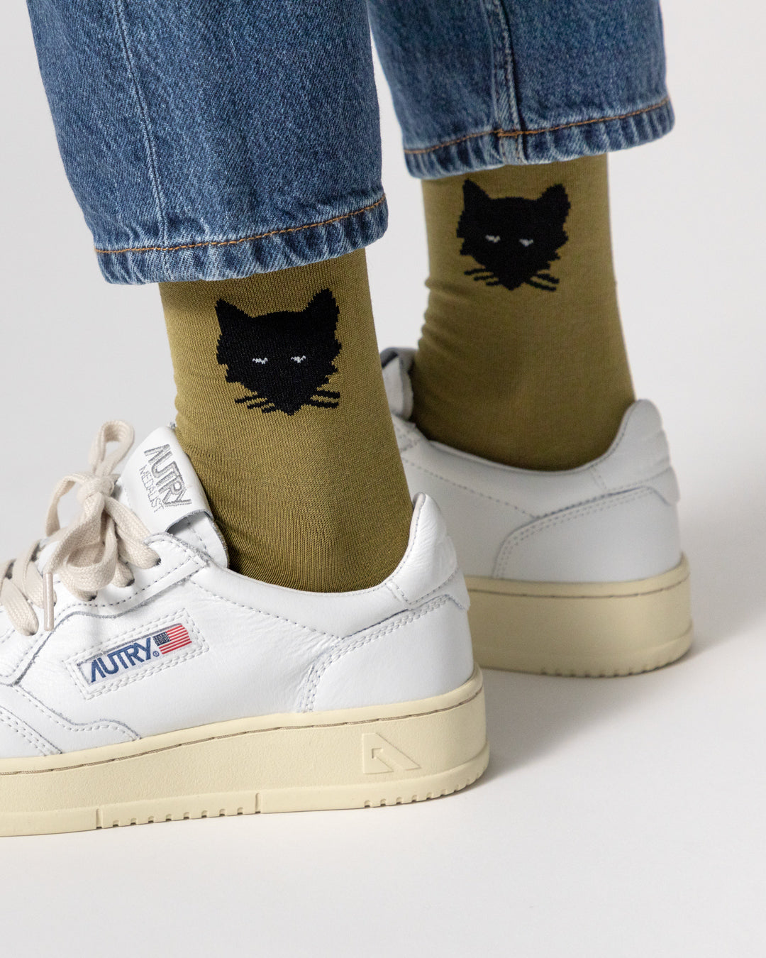 ウルフソックス - カーキ