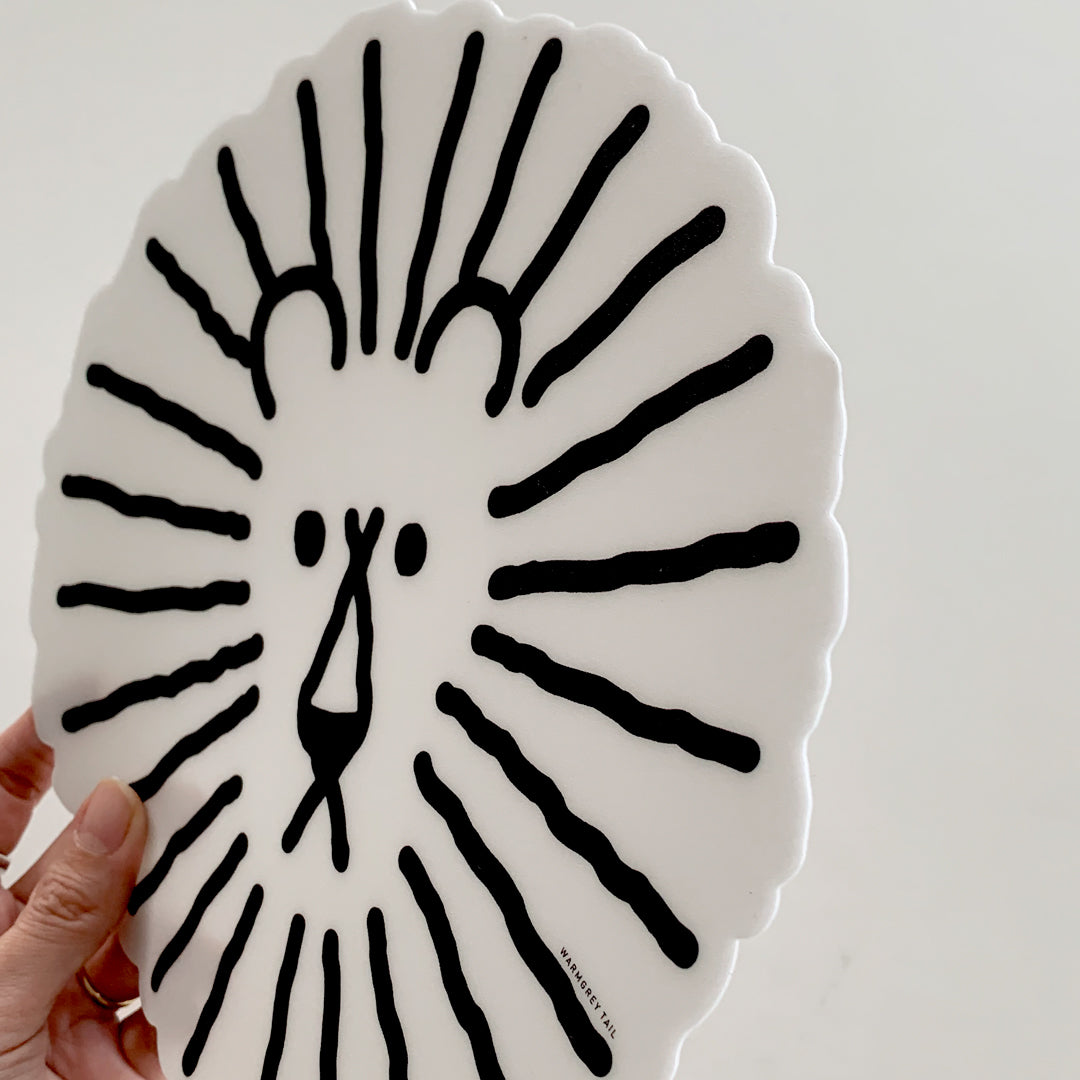 ライオンマウスパッド - ホワイト