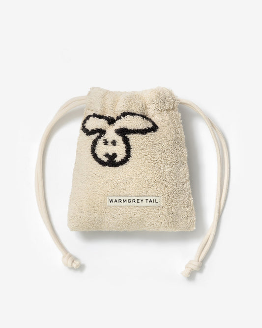 [WGT限定] バニーバニー テリーポーチ - クリーム