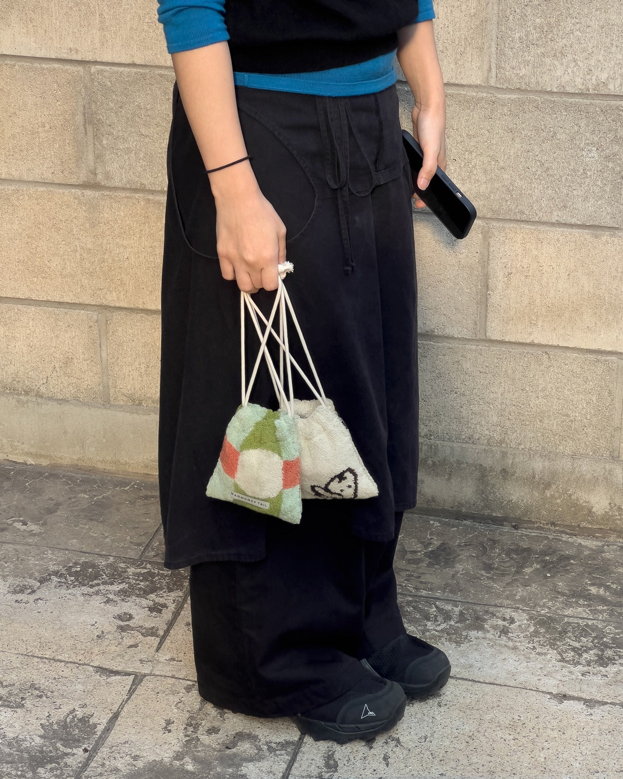 [WGT限定] バニーバニー テリーポーチ - クリーム