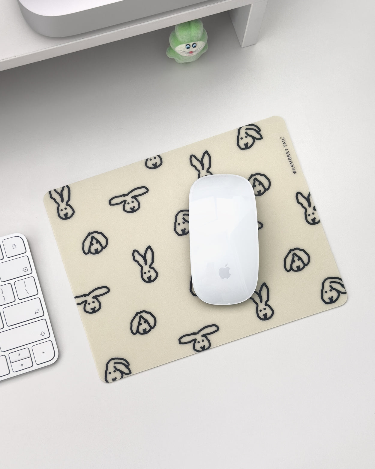 バニーバニーマウスパッド - アイボリー