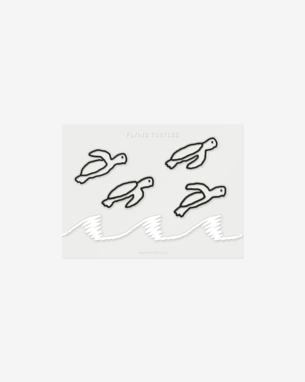 フライングタートルズステッカー