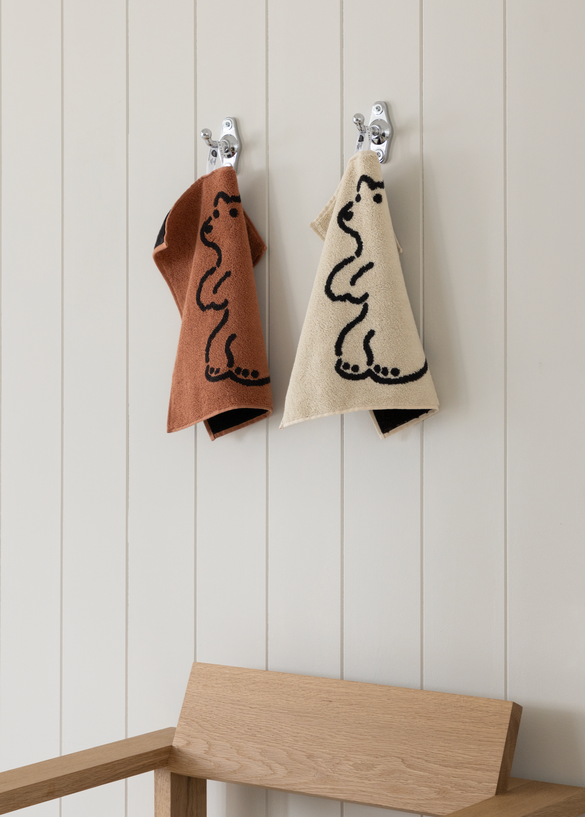 ハギーベア ハンドタオル - レンガ