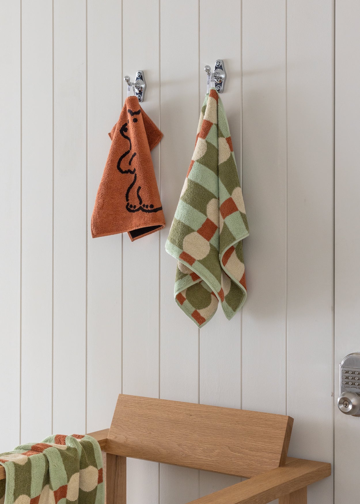 ハギーベア ハンドタオル - レンガ