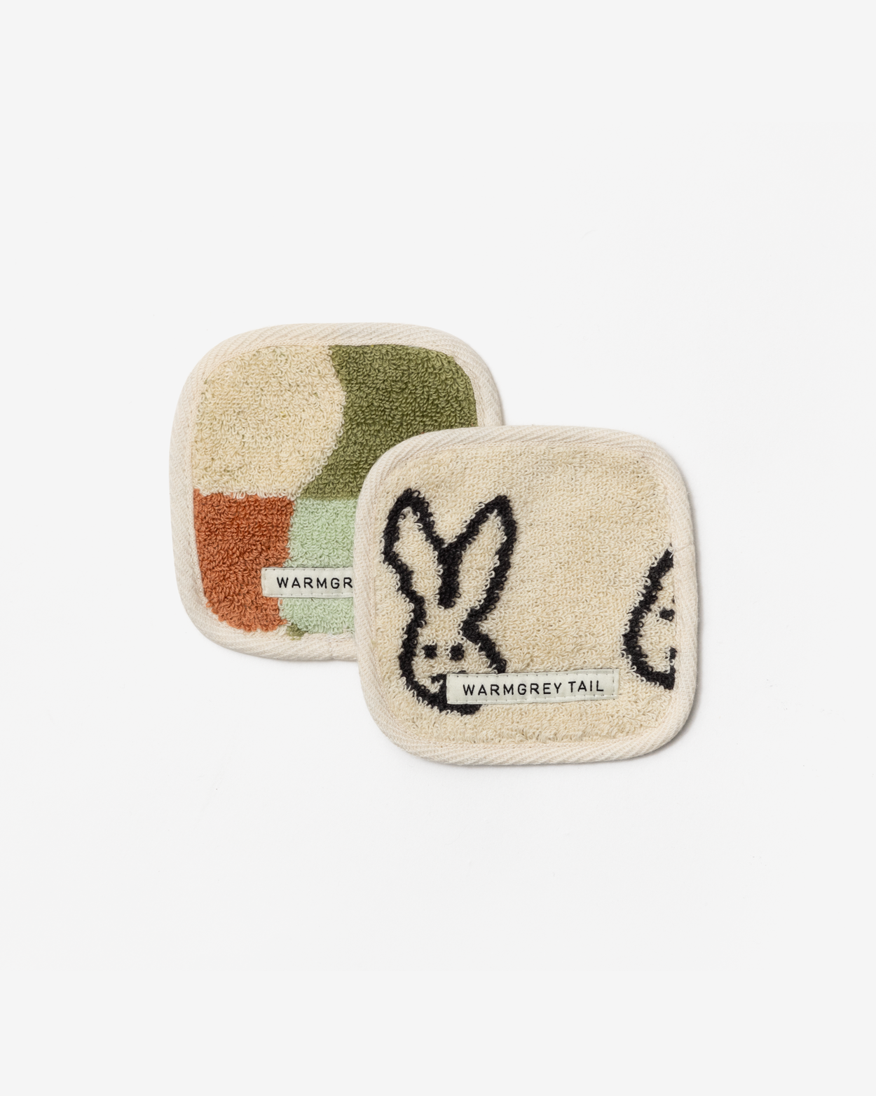 [WGT限定] TREES タオルコースター - ブリック・オン・カーキ