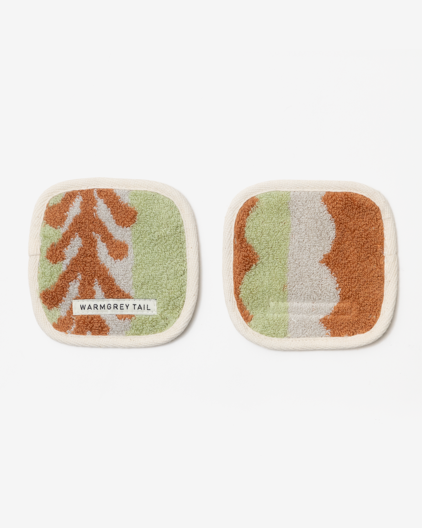 [WGT限定] TREES タオルコースター - ブリック・オン・カーキ