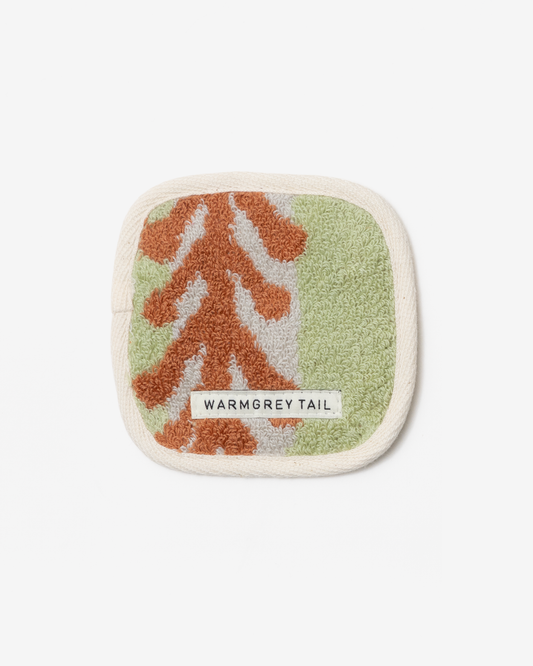 [WGT限定] TREES タオルコースター - ブリック・オン・カーキ