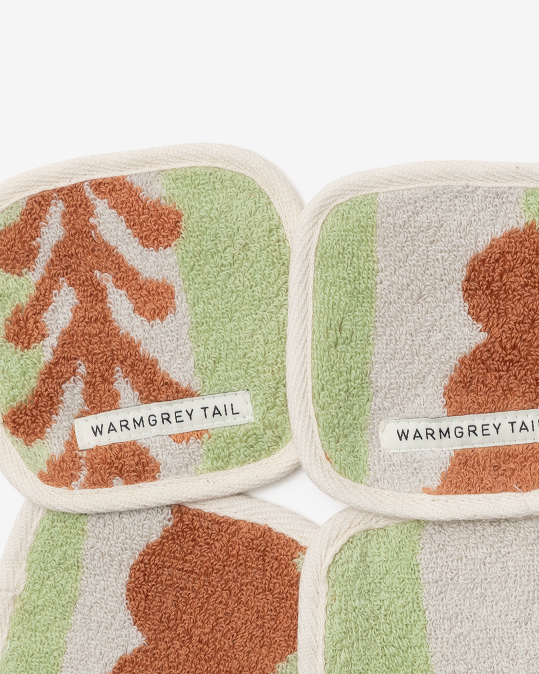 [WGT限定] TREES タオルコースター - ブリック・オン・カーキ