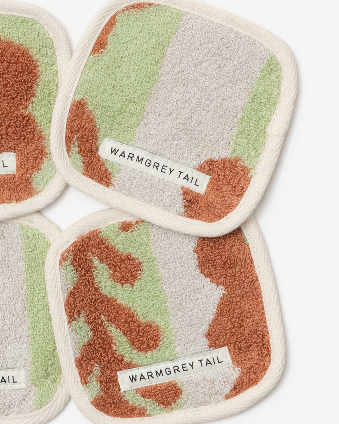 [WGT限定] TREES タオルコースター - ブリック・オン・カーキ