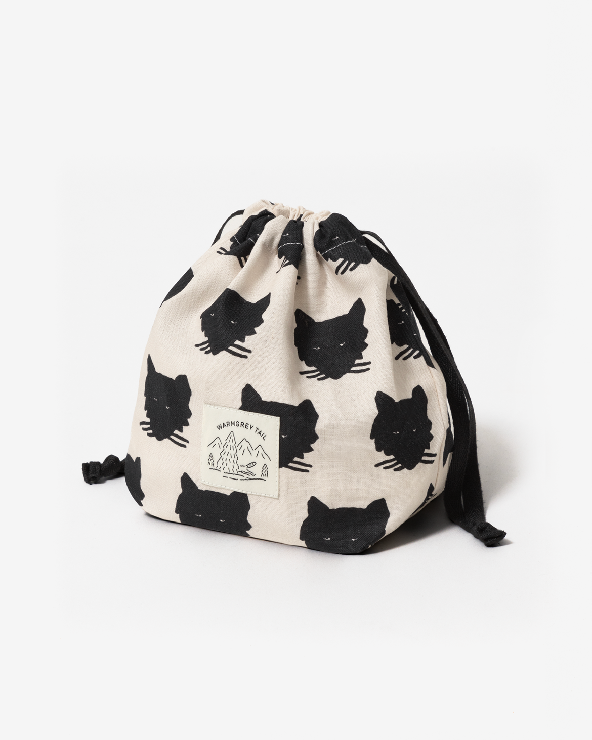 ウルフストリングポーチ - クリーム