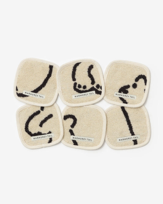 [WGT限定] ハギーベア タオルコースター クリーム