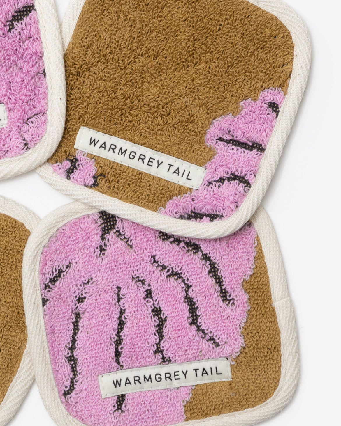 [WGT限定] ライオン タオルコースター - コーラル