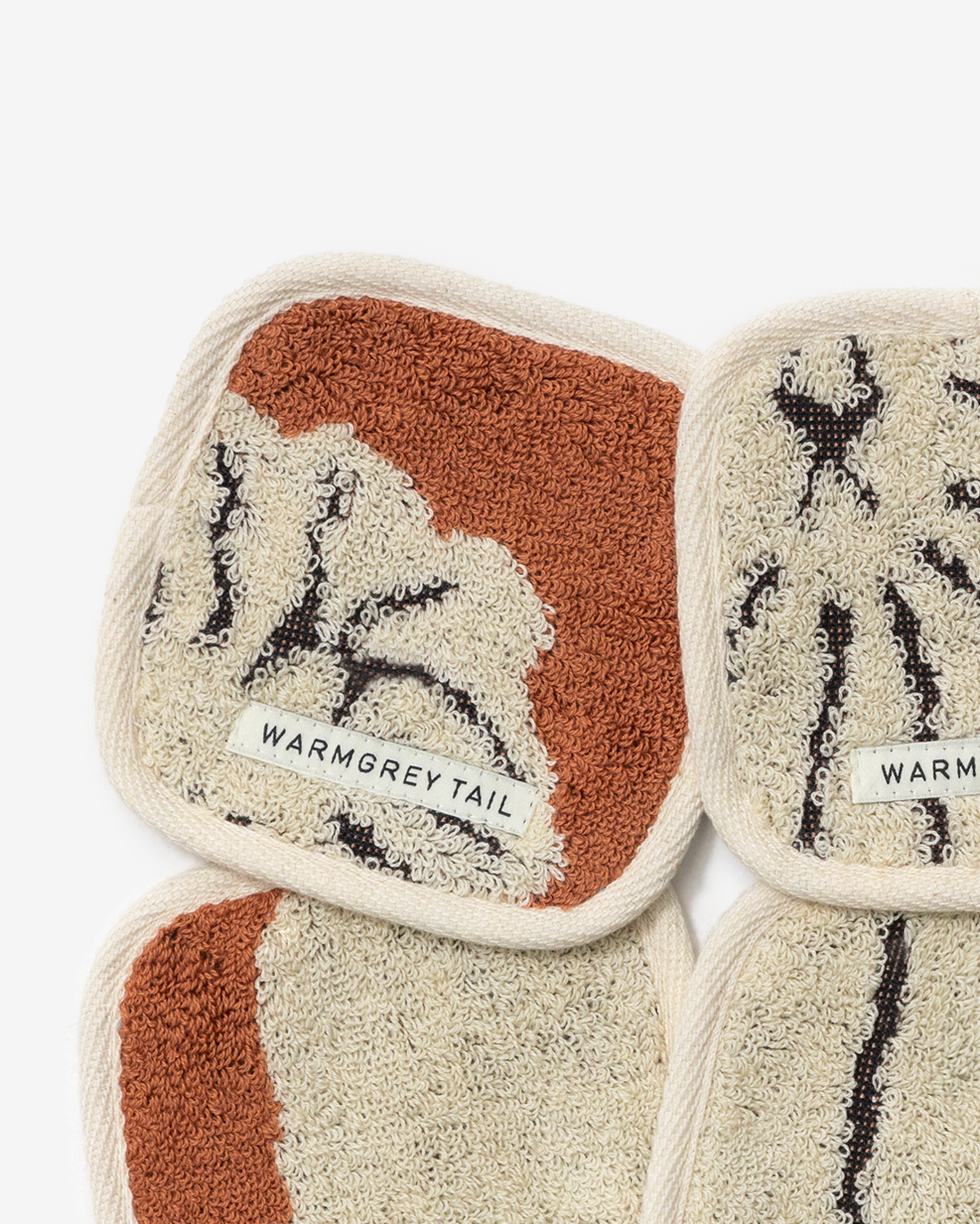 [WGT限定] ライオン タオルコースター - クリーム