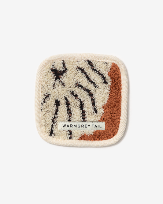 [WGT限定] ライオン タオルコースター - クリーム