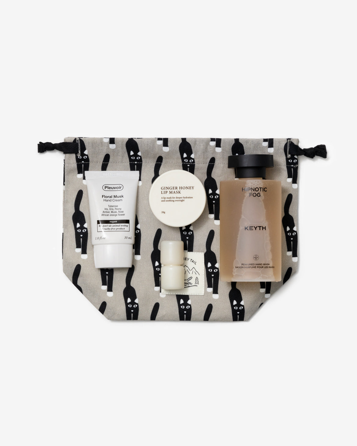 ウルフストリングポーチ - クリーム