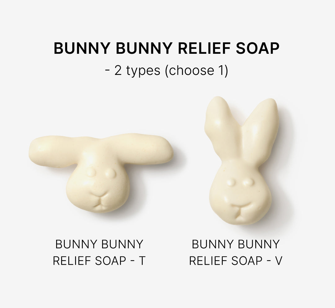 RELIEF SOAP + FACE TOWEL + TERRY POUCH GIFT SET