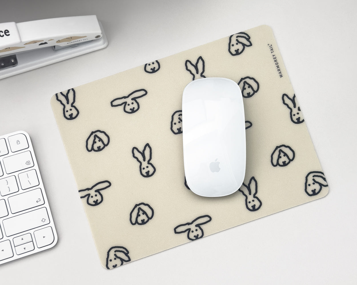 バニーバニーマウスパッド - アイボリー