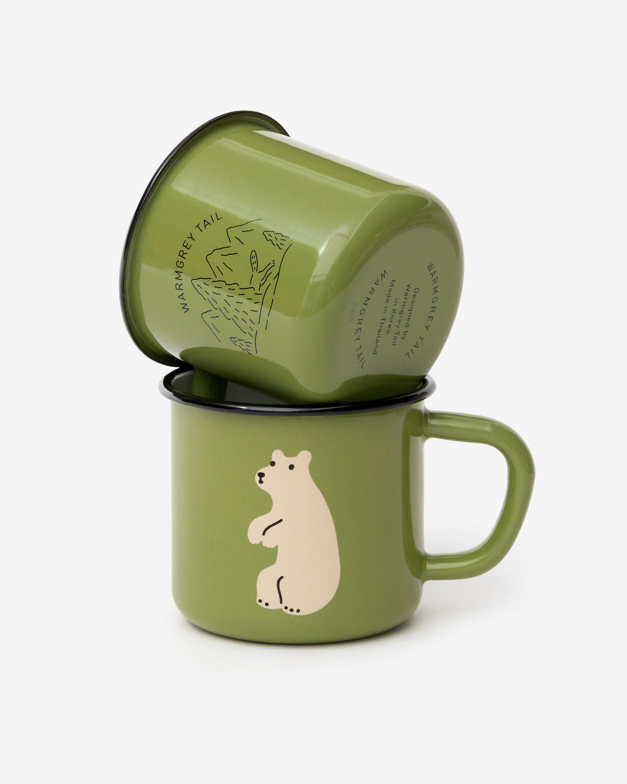 ハギーベア オリーブ マグカップ