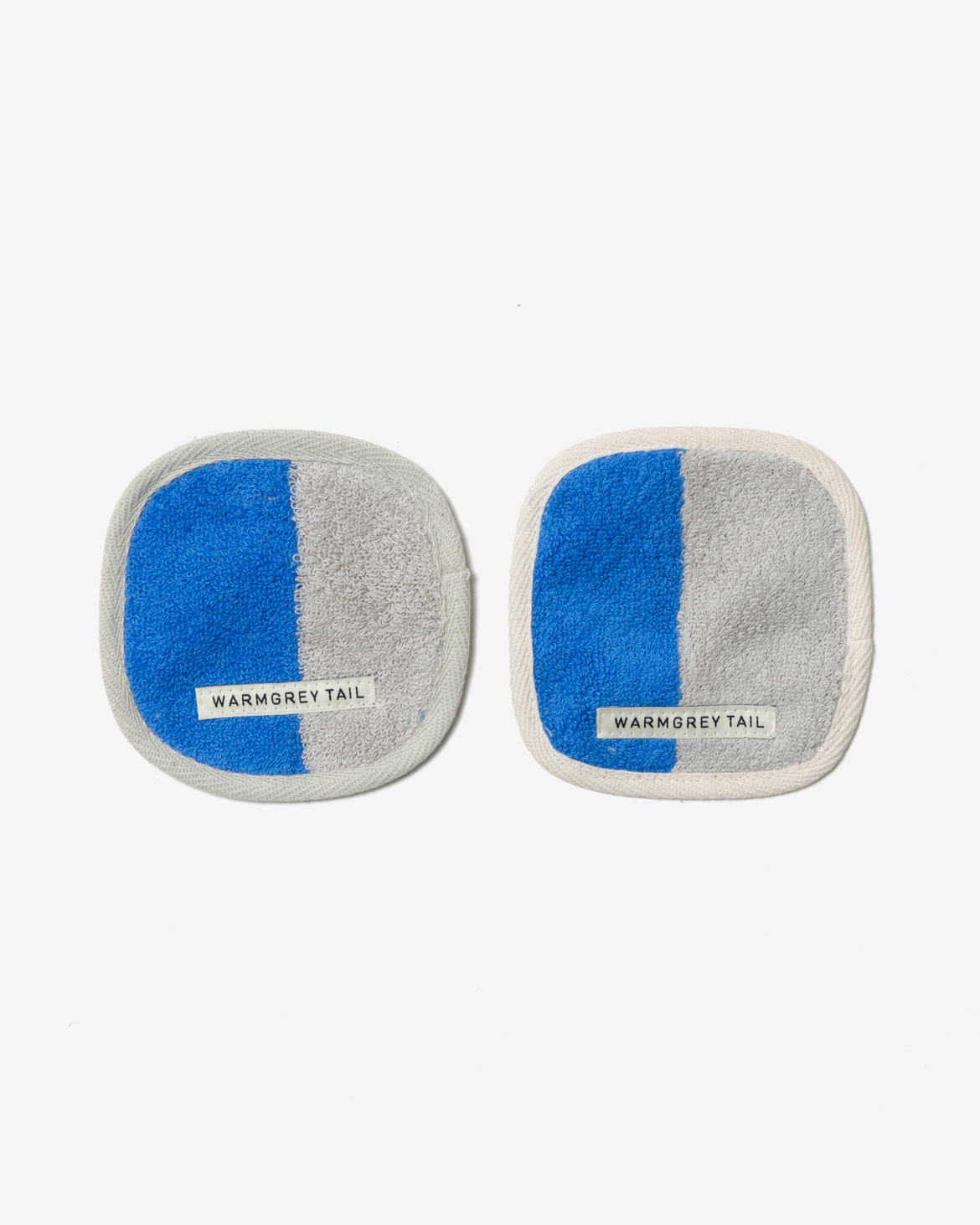 【WGT限定】チェック タオルコースター - カーキブルー