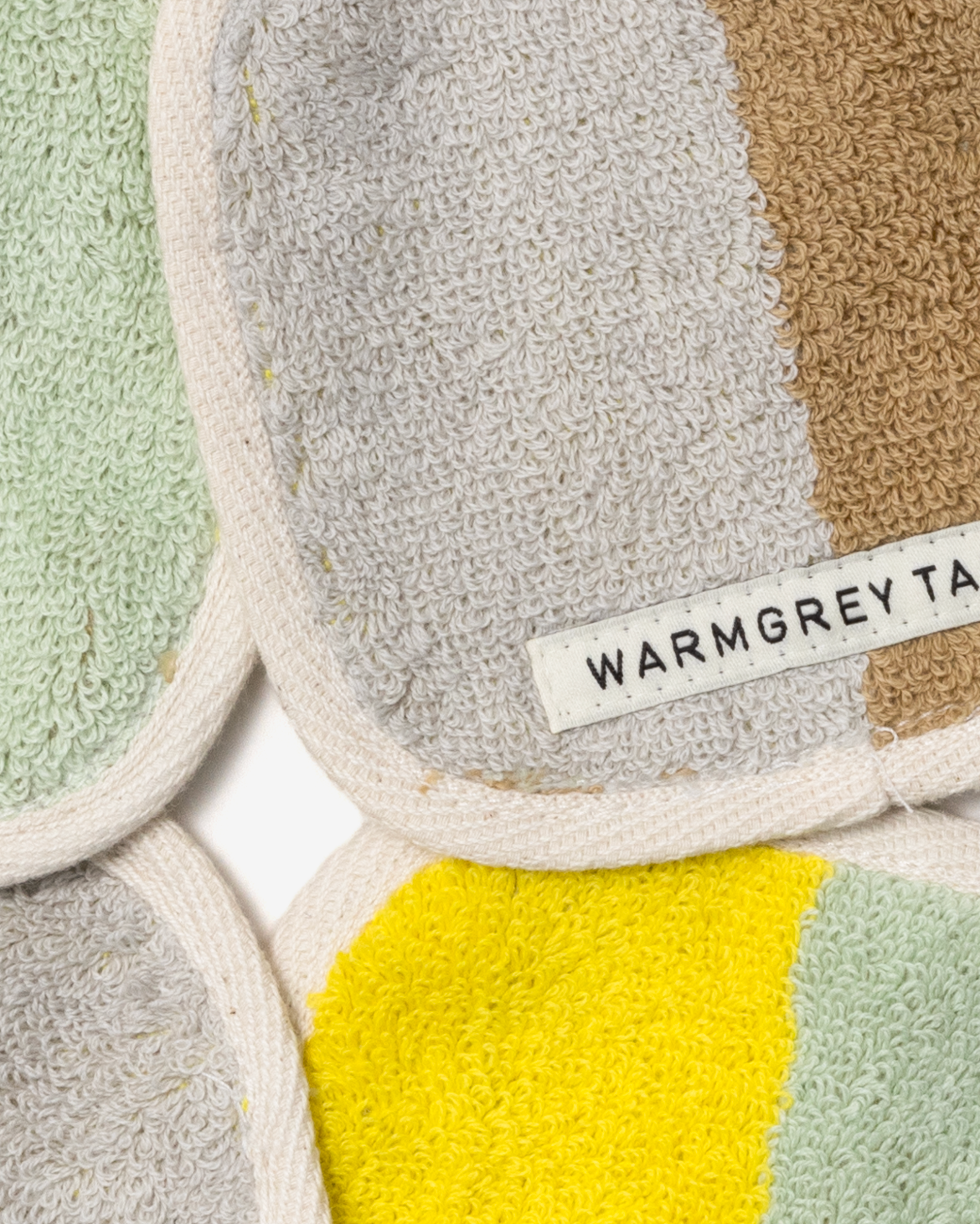 [WGT限定] チェック タオルコースター - サンドイエロー