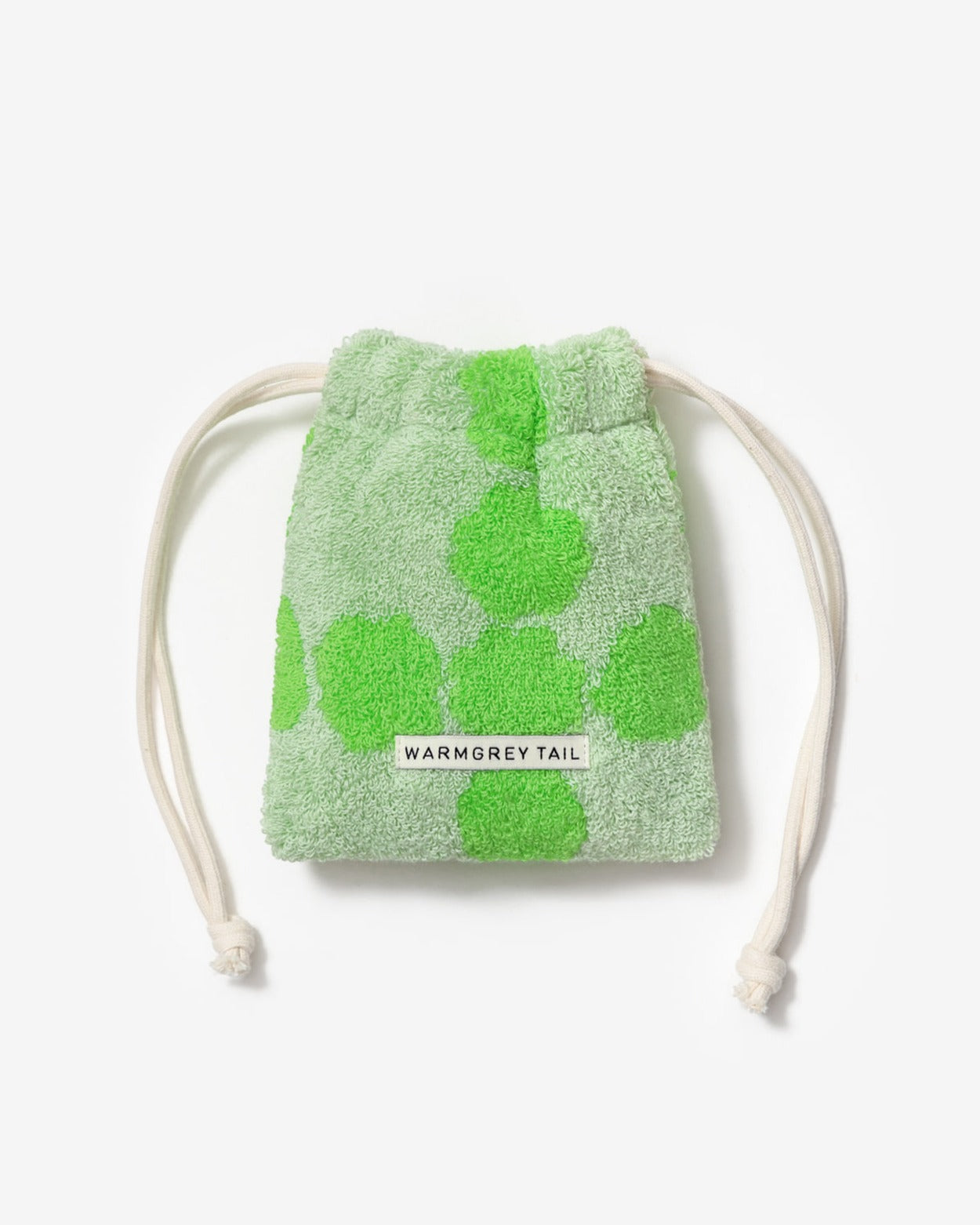 【WGT限定】ブロッサムチェックテリーポーチ - グリーン