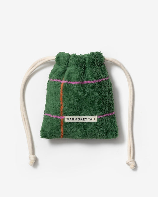 [WGT限定] タイルテリーポーチ - ディープグリーン