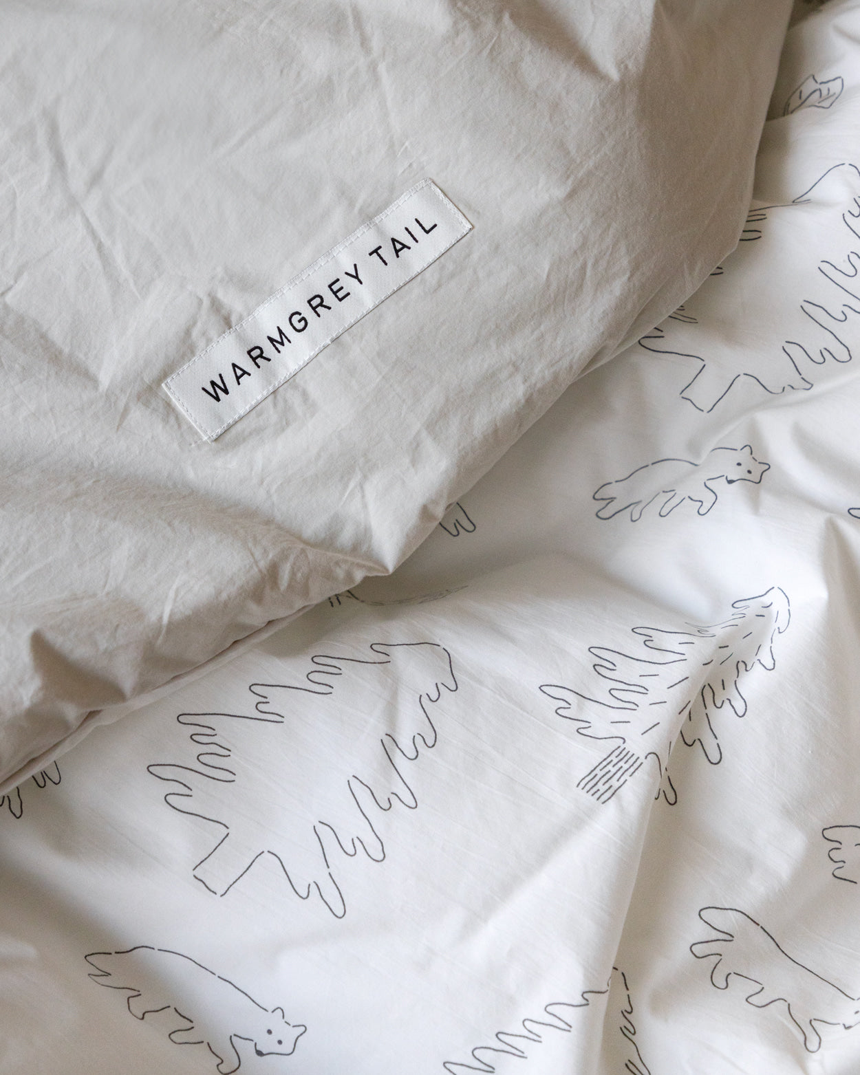 ノースランド ホワイト 掛け布団カバー