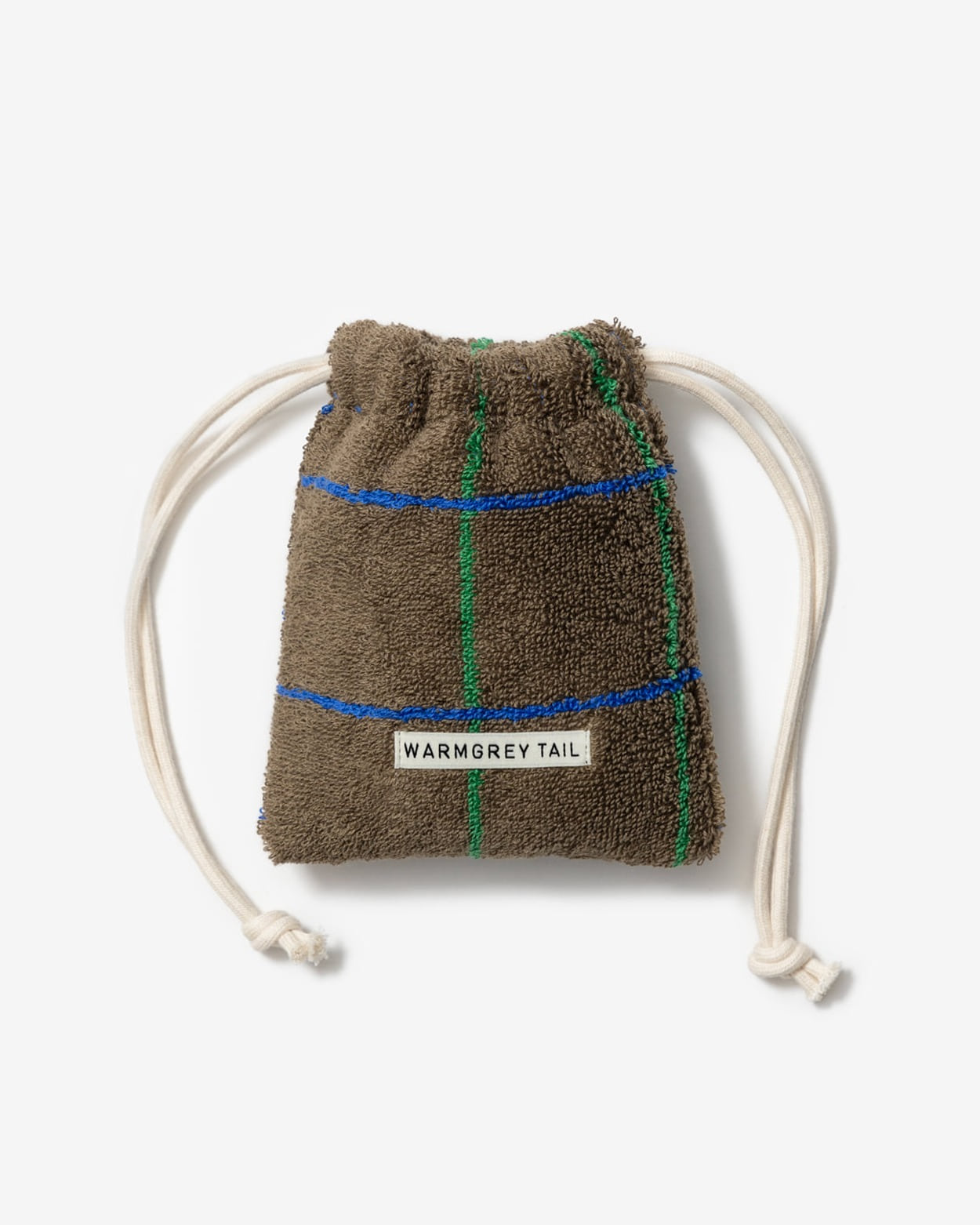 [WGT限定] タイルテリーポーチ - ダークブラウン