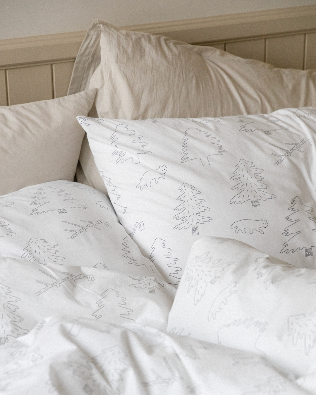 ノースランド ホワイト 掛け布団カバー