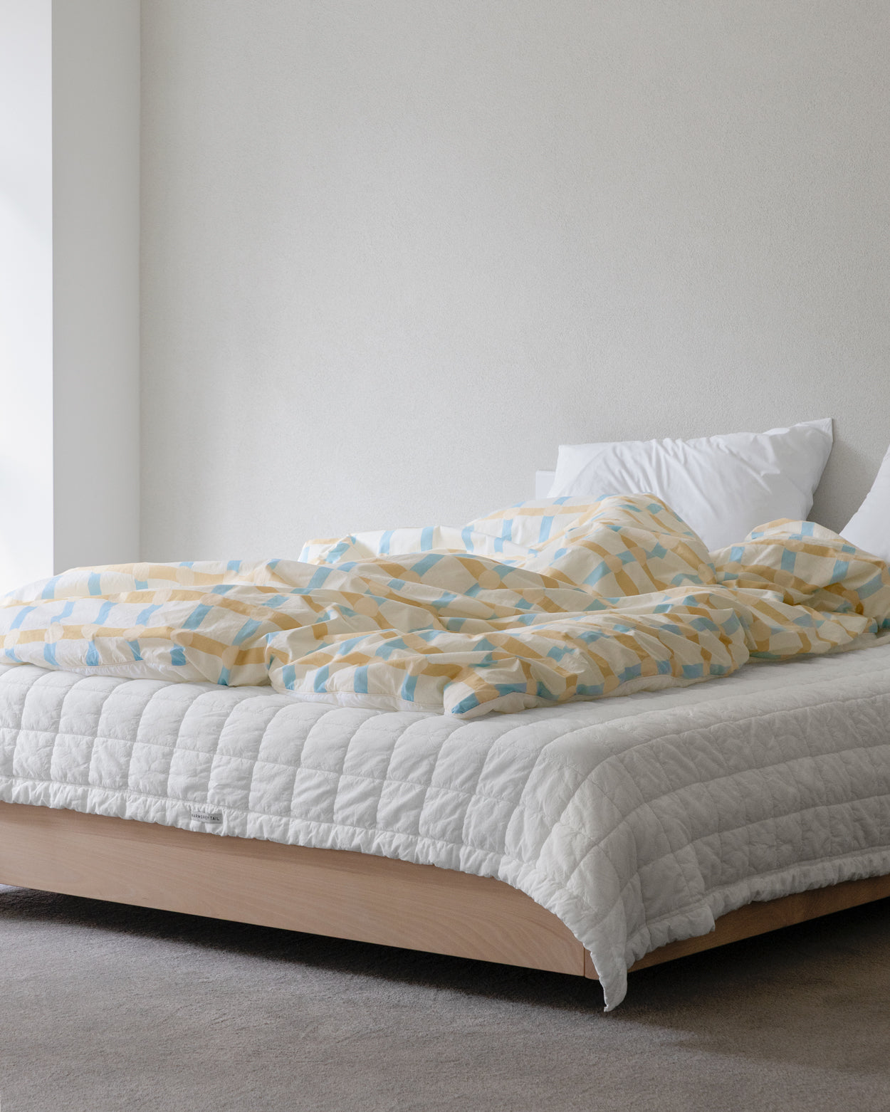 ホワイトコットンモダールスプレッド