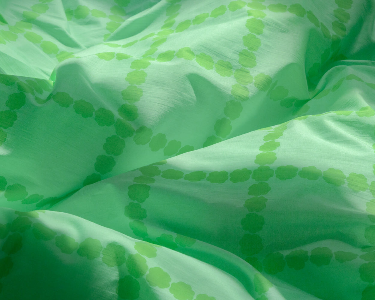 ブロッサムチェックメロンソーダ掛け布団