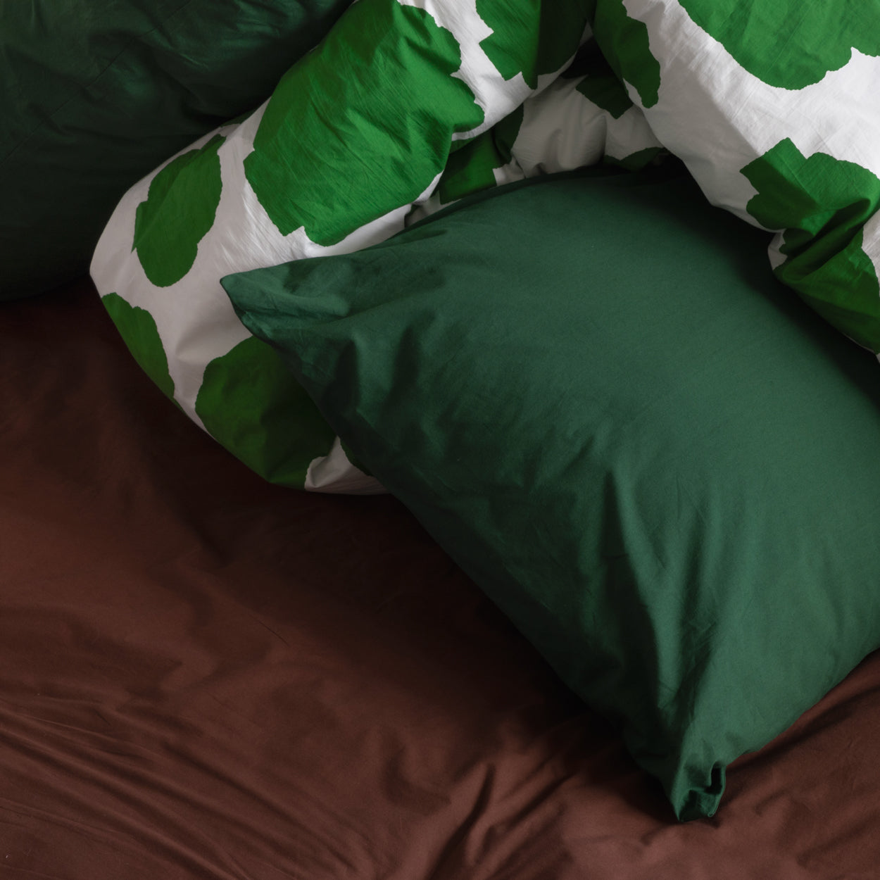 フォレストグリーン ピローケース（2サイズ）