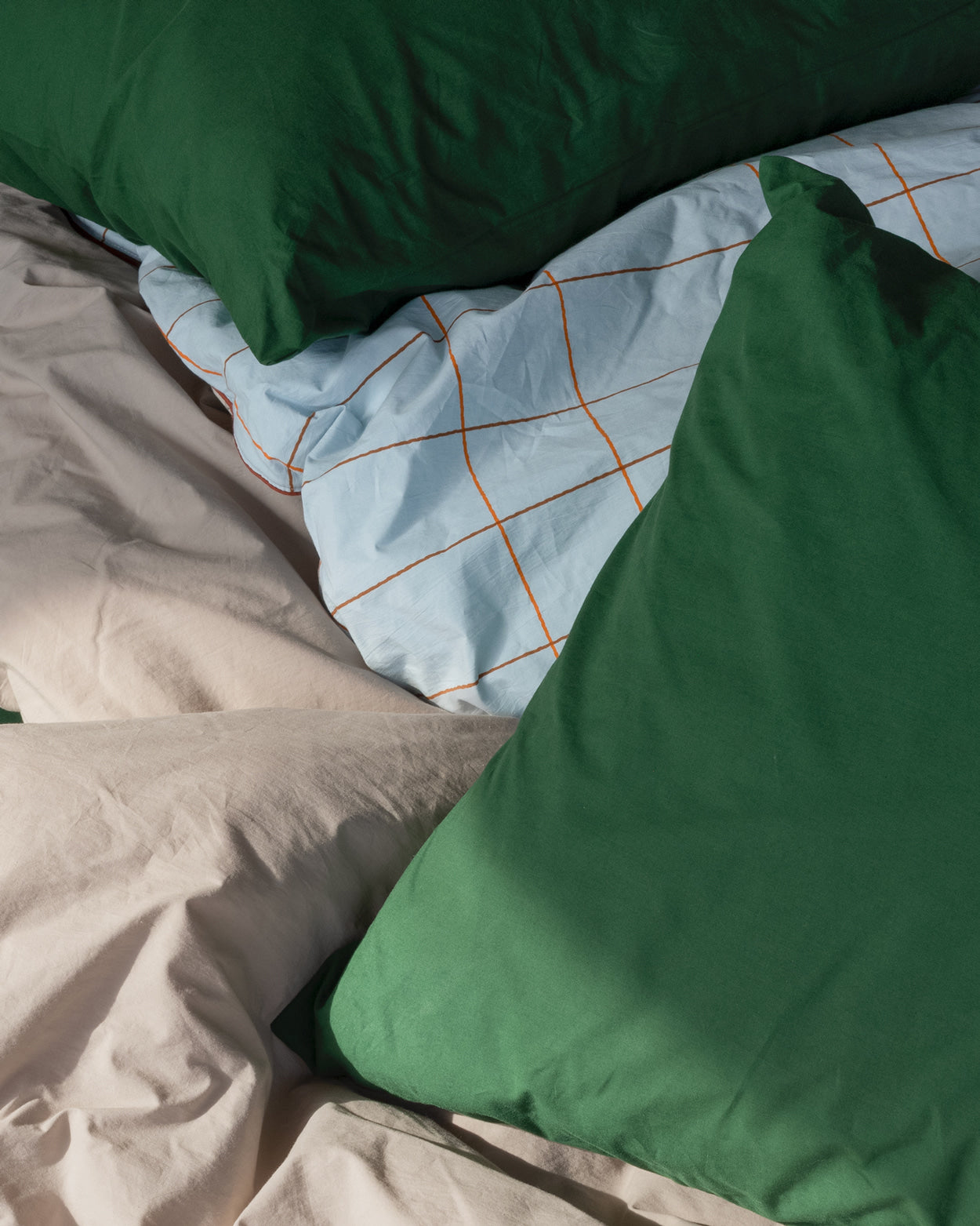 フォレストグリーン ピローケース（2サイズ）