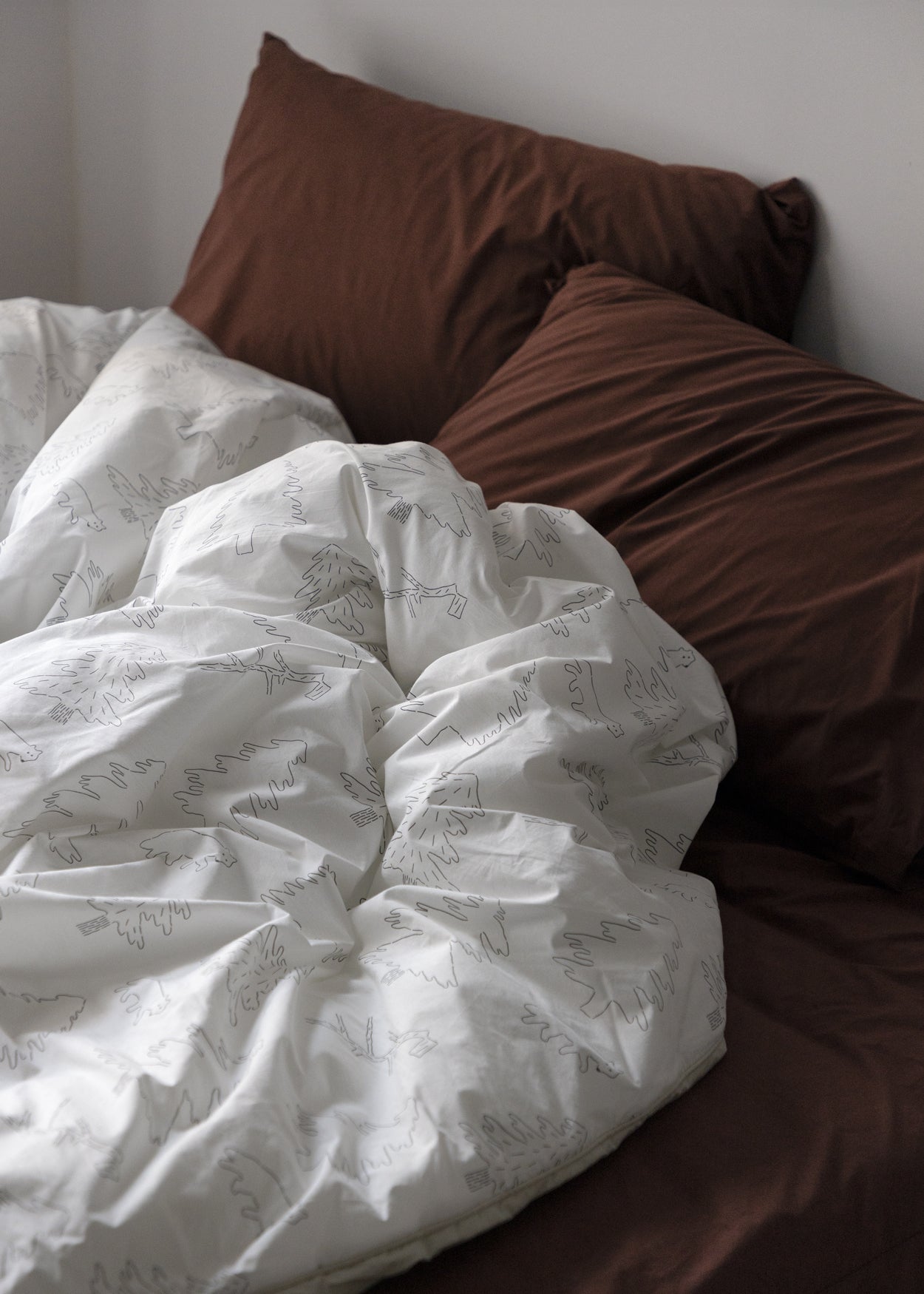 ノースランド ホワイト 掛け布団カバー