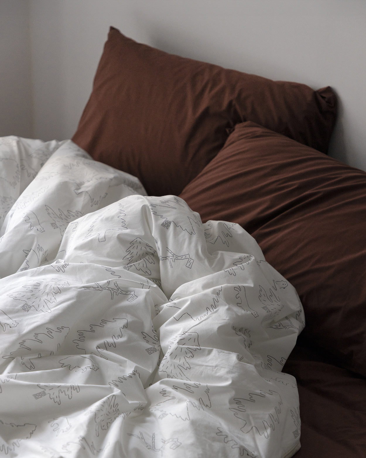 チョコブラウン ピローケース（2サイズ）